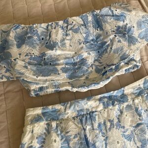 Vestique Maxi Skirt and Top Set L